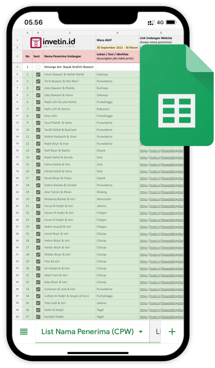 Fitur Google Sheets Integration Fitur Google Sheets Integration