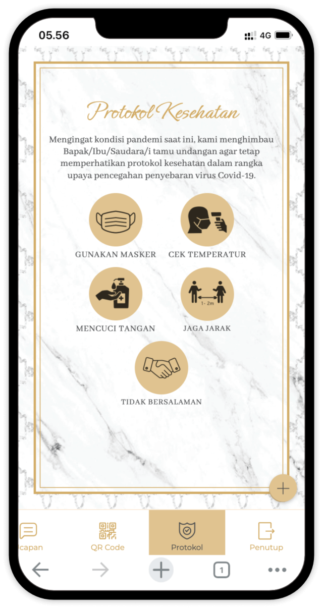 Fitur Protokol Kesehatan Fitur Protokol Kesehatan