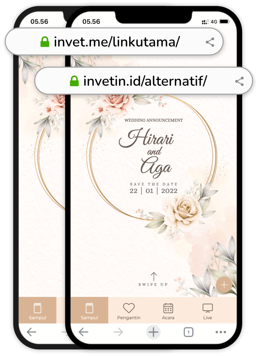Fitur Undangan Alternatif Fitur Undangan Alternatif